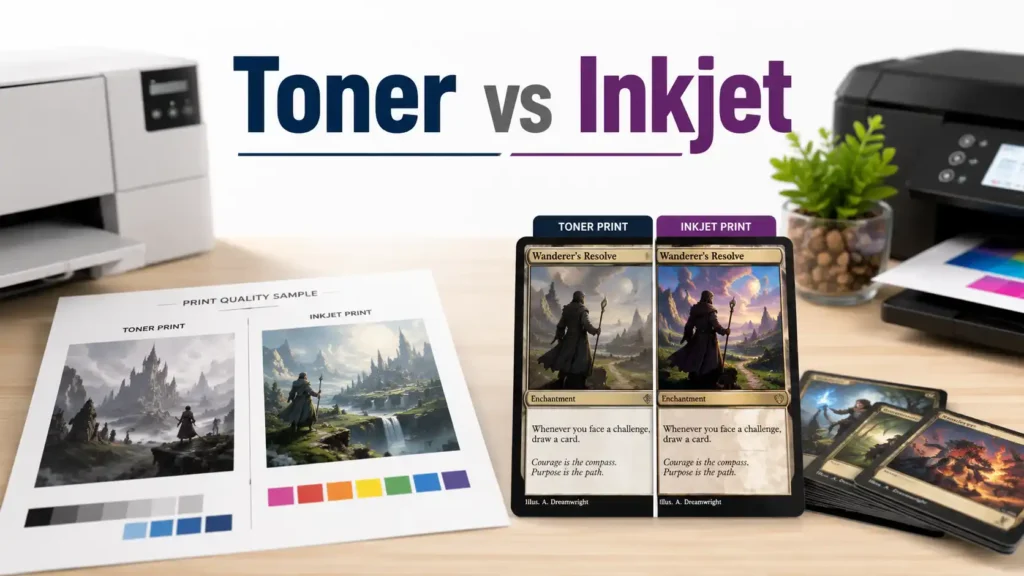 Toner vs Inkjet Printing for MTG Proxies: Which Produces Better Cards?